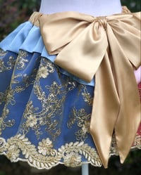 Image 5 of Gold Beaded Sequin on Mesh Aurora skirt