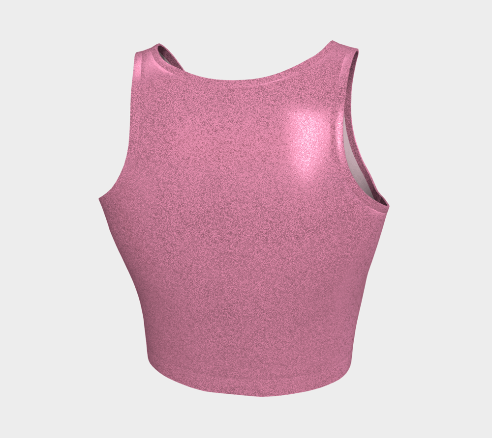 Image of Baby Pink Barbie Glitter Crop Top