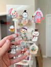 Snowman - clear sticker sheet