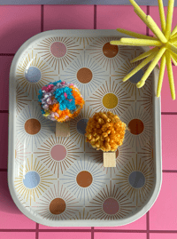 Image 2 of pom pom magnet clips