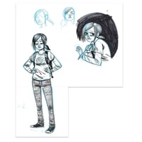 Image 1 of The Last of Us - American Dreams : Ellie Concept/Design Sheet B (2)