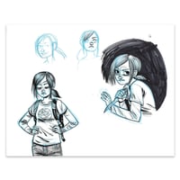 Image 4 of The Last of Us - American Dreams : Ellie Concept/Design Sheet B (2)