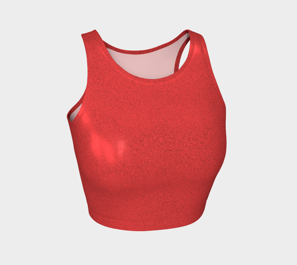 Image of Ruby Barbie Glitter Crop Top