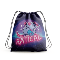 Image 1 of RATICAL Drawstring Bag 