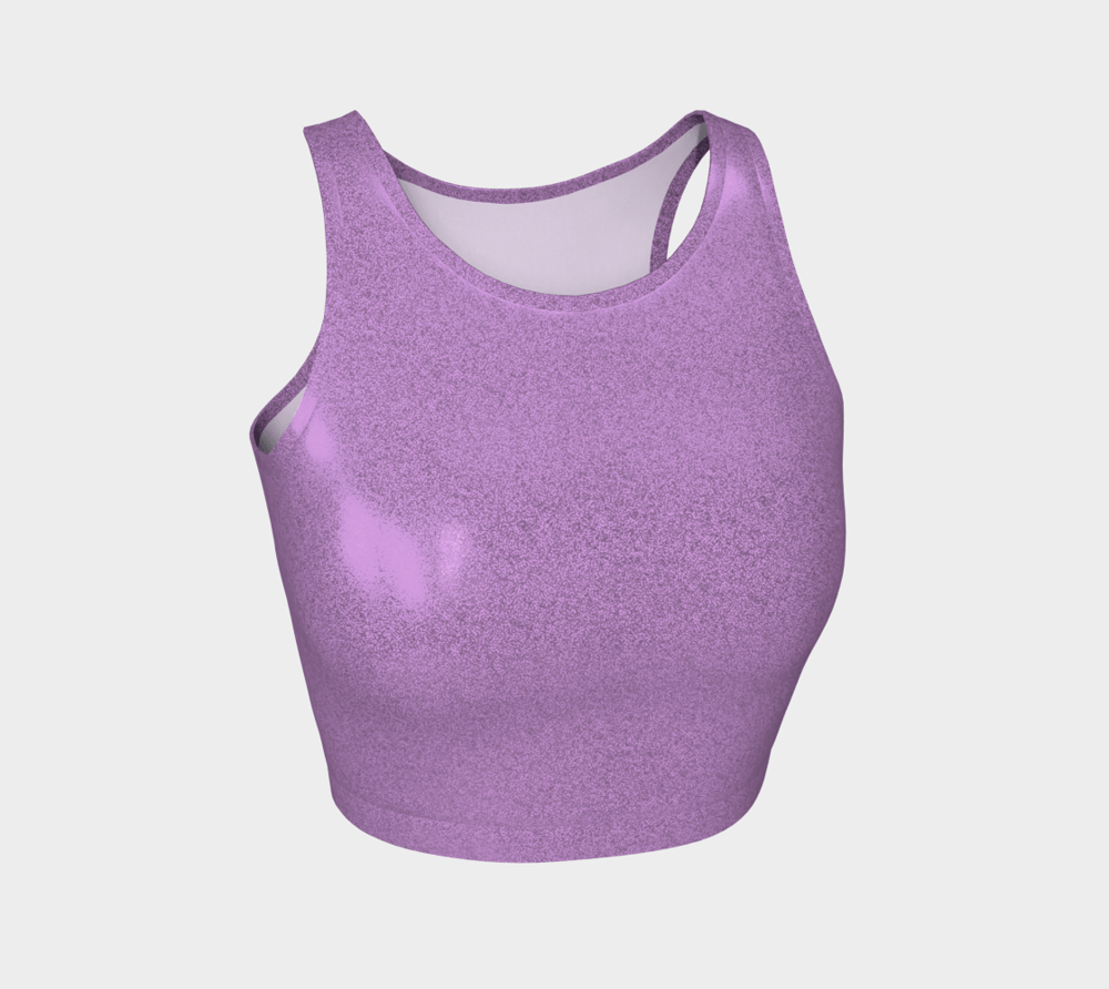 Image of Lavender Barbie Glitter Crop Top