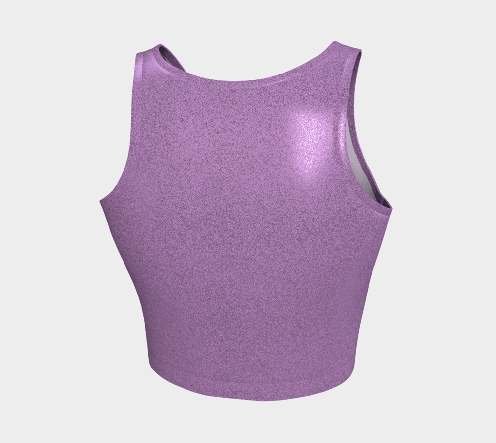 Image of Lavender Barbie Glitter Crop Top