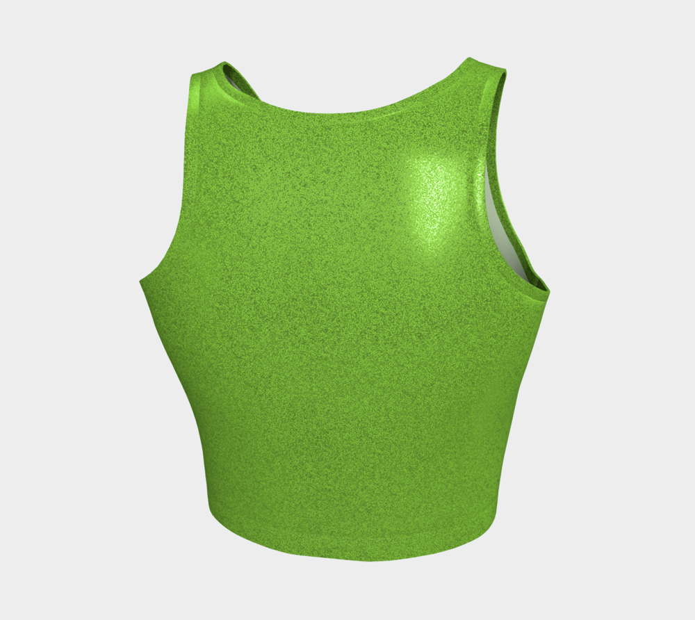 Image of Juicy Lime Barbie Glitter Crop Top