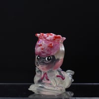 Image 1 of Kilos Kewties Laying Rose Double Cast Resin Figure - Vday Series