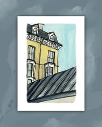 'BRIGHTON SKETCHY SCENE' (013) MINI A6 PRINT 