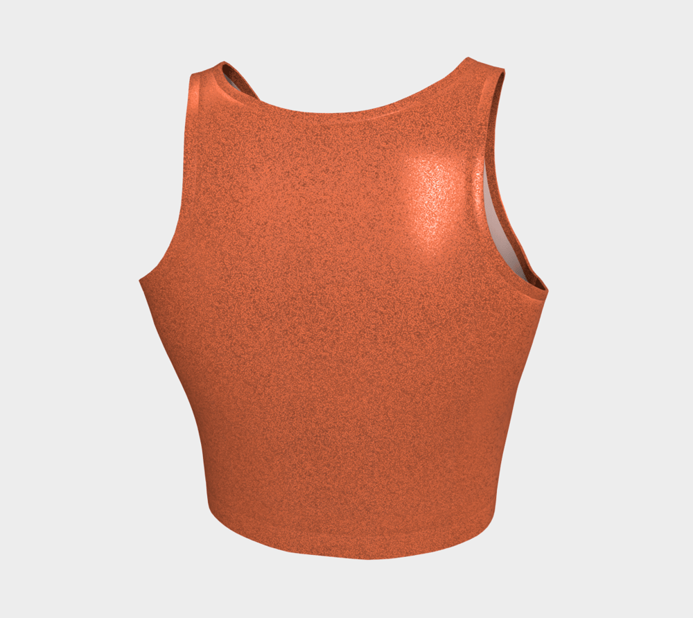 Image of Orange Crush Barbie Glitter Crop Top