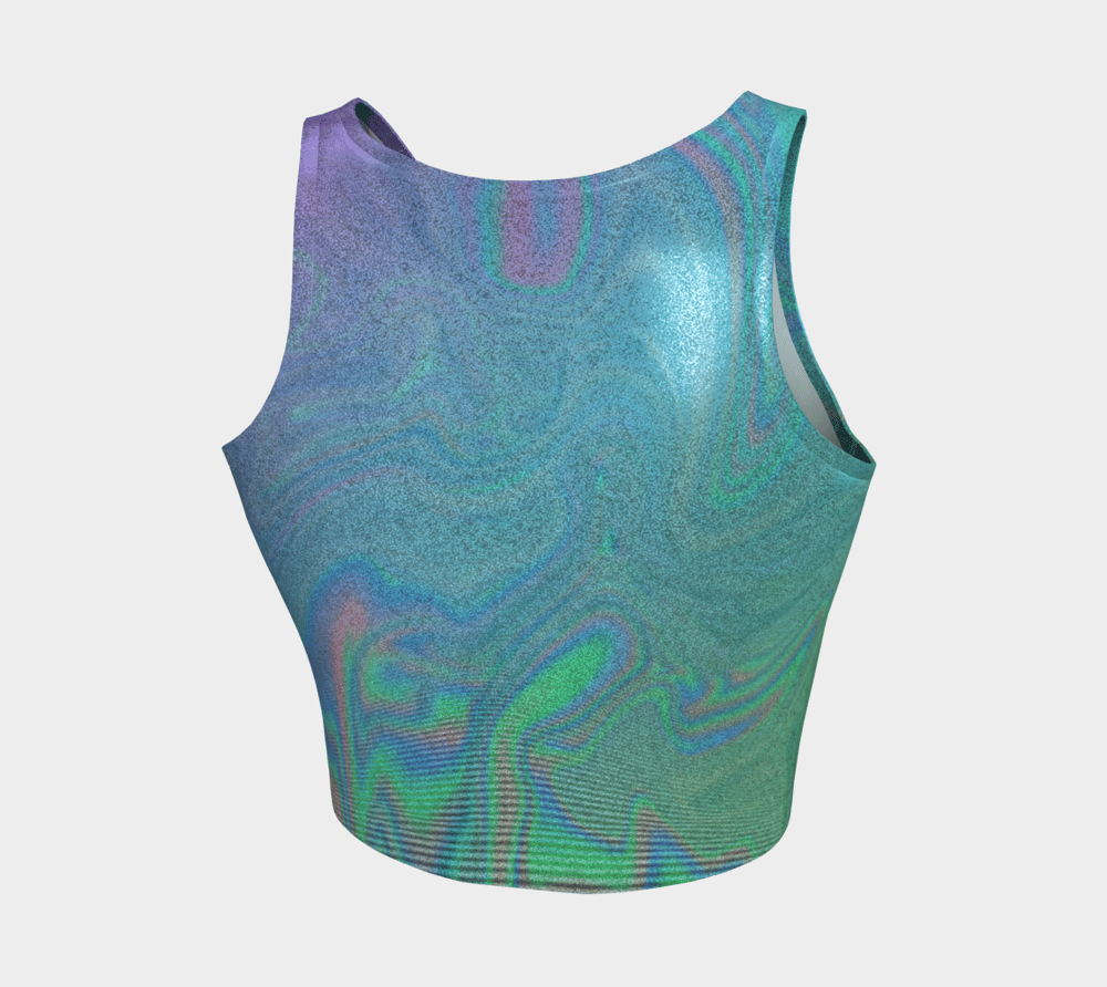 Image of Holo Glitter Crop Top