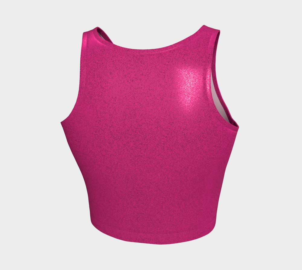 Image of Barbie Pink Glitter Crop Top