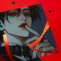 Image 2 of Min PRINT with red foil