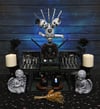 Wor$hip: "Syndihecate & Iristron, the Data Broker" Sculpture Altar