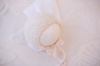 Image 1 of Textured Knit Bonnet 