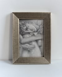 Image 1 of UNTITLED 3 miniature drawing (framed)