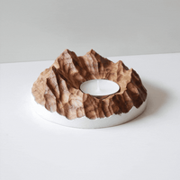 Image 1 of Bougeoir "LUZ" en chêne sculpté 