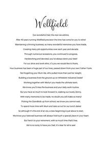 Image 1 of Personalised rhyme retirement 