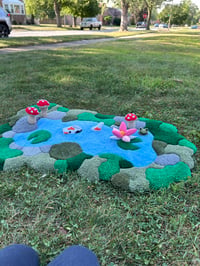 Image 5 of Koi pond rug