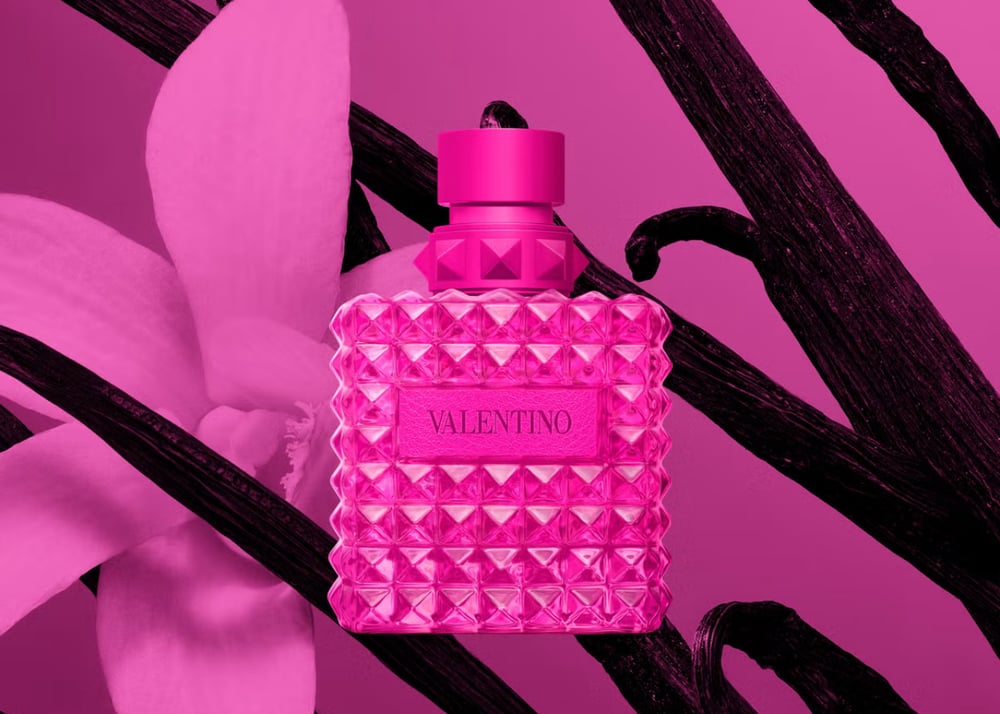 Image of VALENTINO DONNA BORN IN ROMA PINK PP (TYPE)