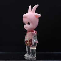 Image 3 of Bgrade Kilos Kewties Glow in the Dark Strawberry Chocolate Goat Doublecast Resin Figure -Vday Series