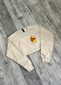 Image 1 of Tan Pooh Valentine Sweater