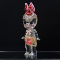 Image 2 of Kilos Kewties Bunny Conversation Heart Double Cast Resin Figure - Vday Series