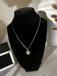 Italian Chain with Four-leaf-Clover Pendant