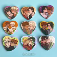 Image 1 of Book Fandom Buttons