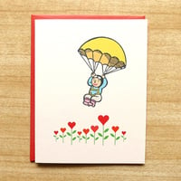 Image 1 of Parachute Greeting Card