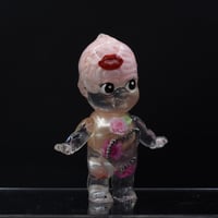 Image 5 of Kilos Kewties 3 in Glow in the Dark Brain and Barbed Wire Heart DoubleCast Resin Figure -Vday Series