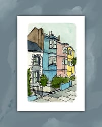 'BRIGHTON SKETCHY SCENE' (016) MINI A6 PRINT