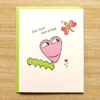 Image 1 of Caterpillar Greeting Card