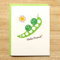 Image 1 of Peas Greeting Card