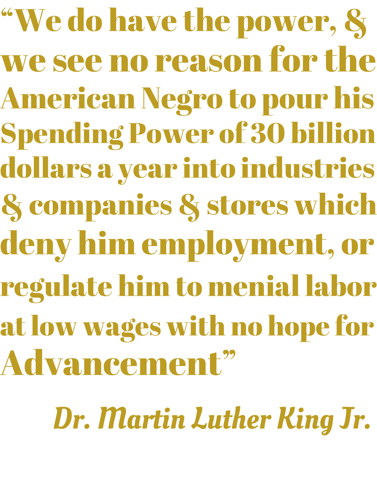 Image of KEEP A SLICE OF BREAD IN THE COMMUNITY WITH MLK QUOTE