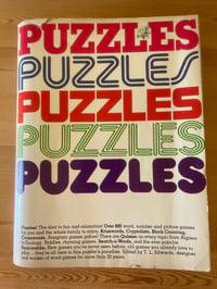 Image 1 of FAT Vintage 1977 Puzzles Book