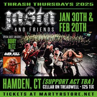 JASTA'S THRASH THURSDAY TICKETS JAN 30TH & FEB 20TH