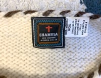 Image 3 of Chamula Monitaly yuketen hand woven merino sweater, made in Mexico, fits M/L