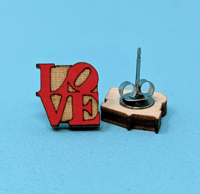 Image 2 of Love Sign Earrings