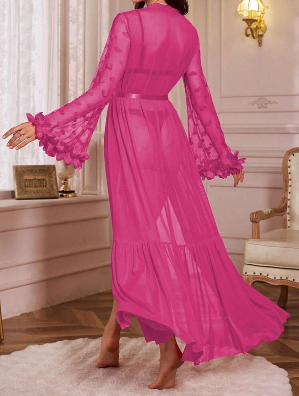 Image of The Bridgette Lingerie Robe