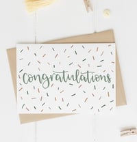 Congratulations A6 Greeting Card 