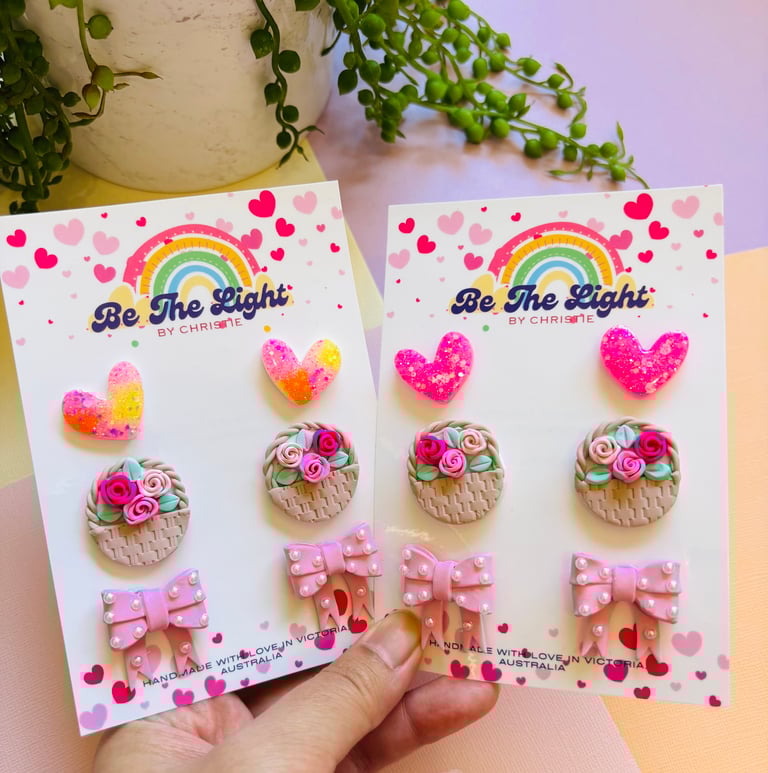 SPRINKLES OF HEARTS - STUD PACKS 