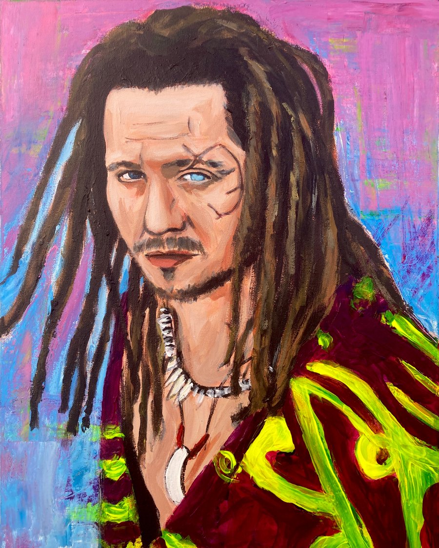 Image of Drexel Spivey original on canvas