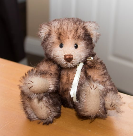 Image of Lil' Barney  - Mohair Teddy Bear 