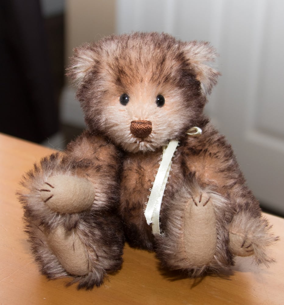 Image of Lil' Barney  - Mohair Teddy Bear 