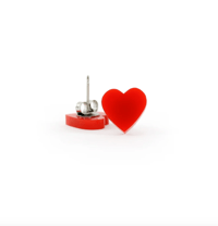 Heart Stud Earrings