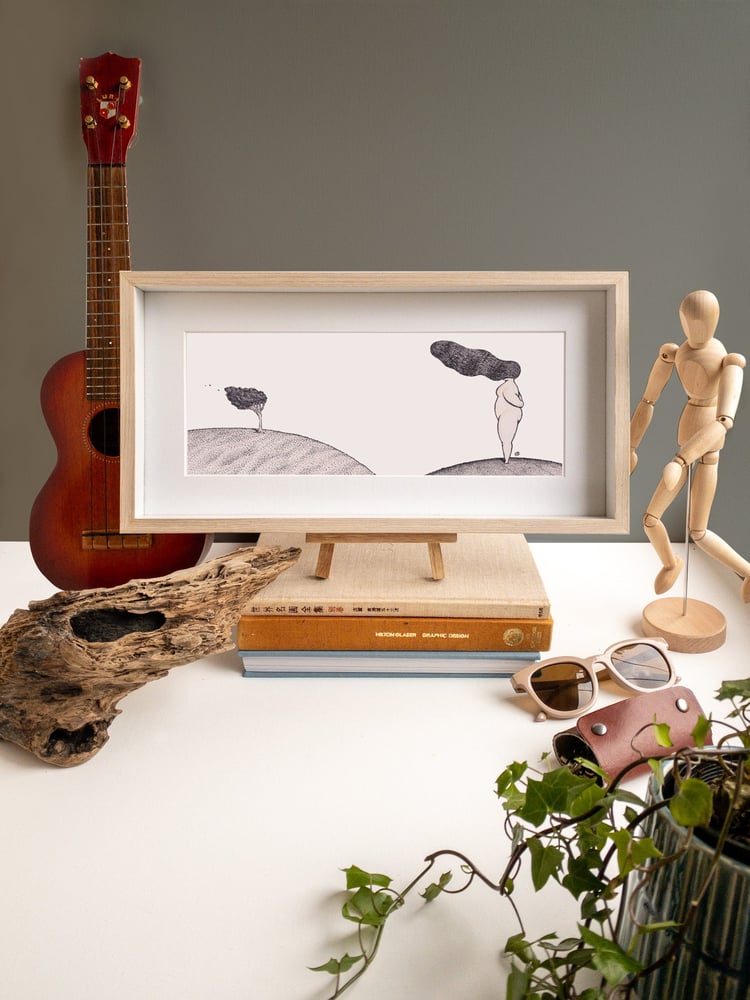 Image of Ready to Hang Framed Art ‘Untitled’