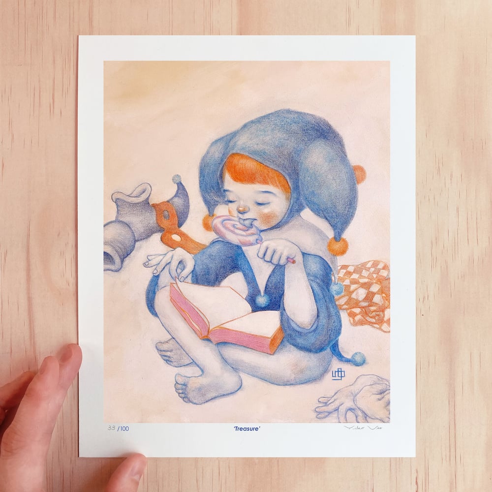 Image of Art Print Popoco ‘Treasure’ (Limited print of 100)
