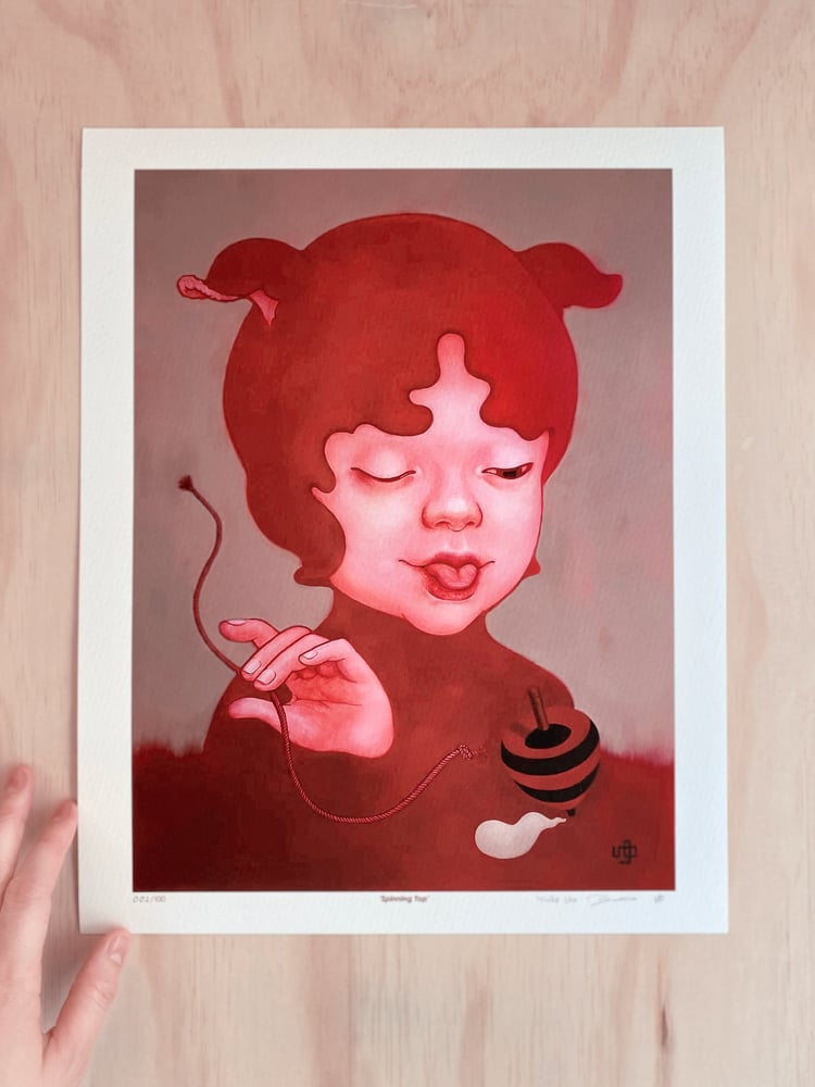 Image of Art Print ‘Spinning Top’ (Limited print of 100)