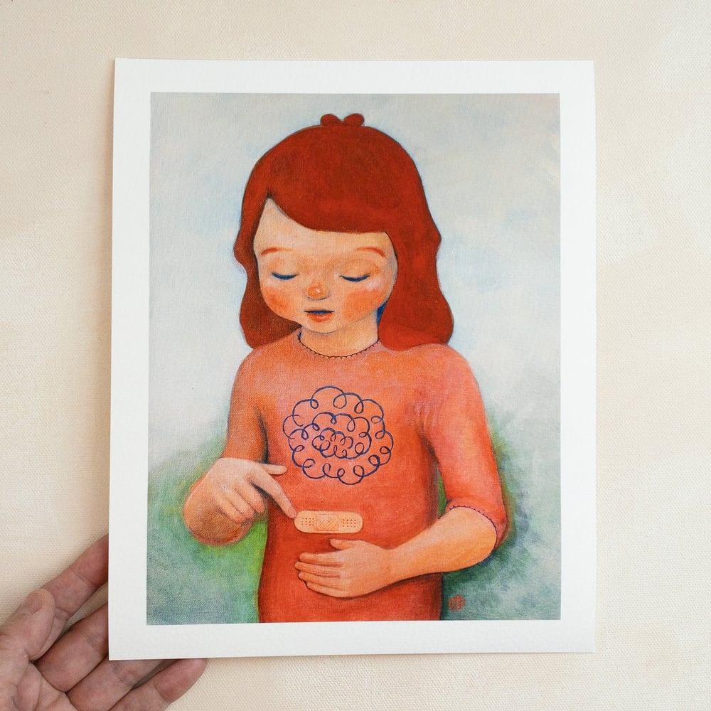 Image of Art Print - Popoco ‘First Aid’ (Limited print of 100)